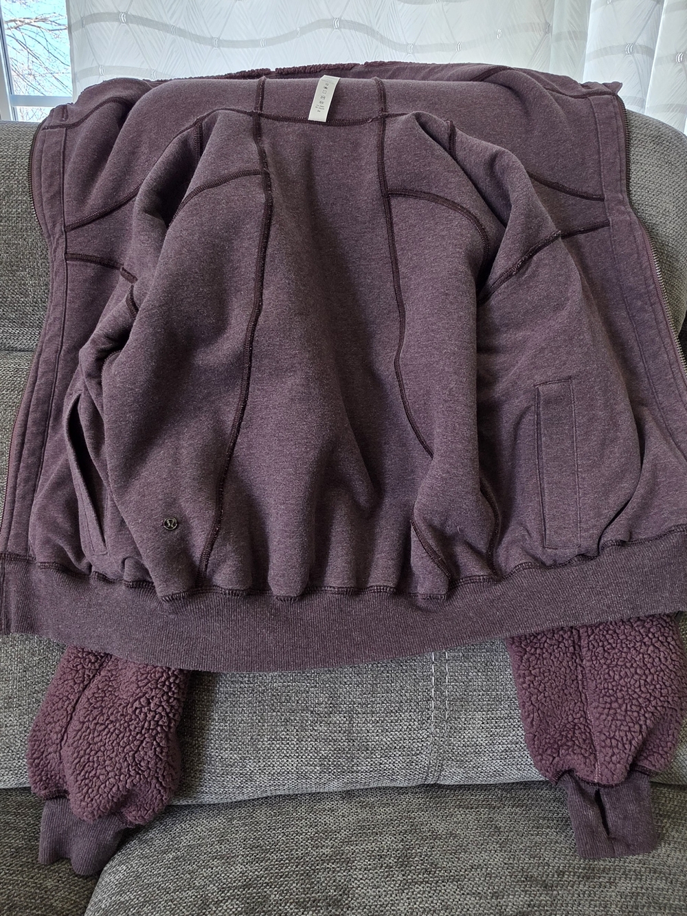 lululemon athletica Plush Sherpa Hoodie - Plum - Picture 4 of 6